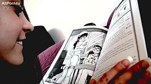 lesbian pov hentai featuring carolina abril, miyuki son, and irina vega