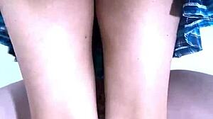 Cheating college girl rides big cock