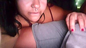 Found A Bbw With Hard Cock, Took Her To Suck And Show Ass?