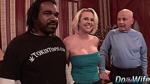 See how this husband watches a lesbian girl fuck his sexy wife Mandy Sweet?