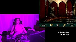 In Blackmoor Manor part 4, are you ready for the naked BBW brunette's big natural tits?