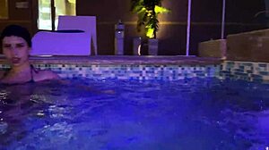 Exhibitionist Couple Katty Blake Bangs Hard in Public Spa, Dare to Watch?