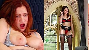 student party ends with a massive load all over her face