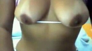 Cute Latina granny on webcam drills her twat with a dildo in hardcore bath session