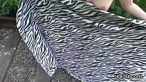 czech girl seduced in supermarket, striptease leads to blowjob and hardcore asshole penetration in pov