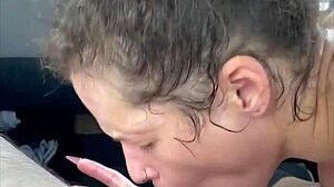 Watch This Busty Hooker Take Cum In Mouth?