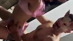 Does this blue-eyed latina love getting fucked hard?