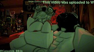 relaxing fun in her room during sunset