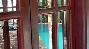 i spied on two girls bathing and after they caught me masturbating they invited me to participate