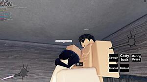 Slutty Roblox Girl Gets Fucked Hard