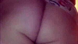 amateur bbw in stockings teases with curvy body