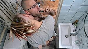 Our morning routine starts with licking her wet pussy before big cock fucking