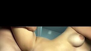 Feeling intense as stepsister jerks me off, then I pound her pussy hard