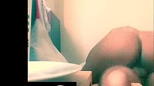 Secretly recording cowgirl riding at parents' house with big ass