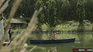 The Cute Girlfriend Poses in Lingerie Sensually