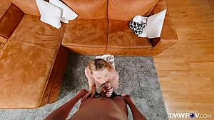 Hey, Ivi Rein Gets Good Fuck Instead Of Ironing, With POV Licking And Cum In Mouth.