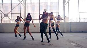 what's a shemale music video compilation hiding, cumshot surprises in transsexual dancing?