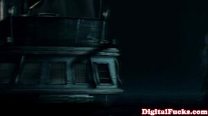 Jesse Jane stars in a steamy FFM threeway with close-up action.