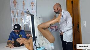 Gyno Sneaks Fucking on Cuckold’s Wife in Hospital Quickie Creampie