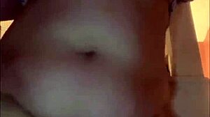 amateur bbw in stockings teases with curvy body