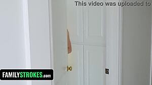 i almost got caught with my stepsibling messing around the house.