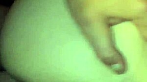 Wife bends over for creampie