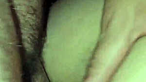 Wife bends over for creampie