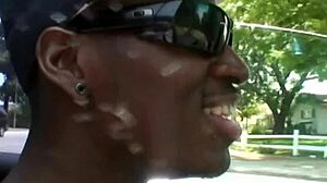 India Summer Passionately Sucks Big Black Cock