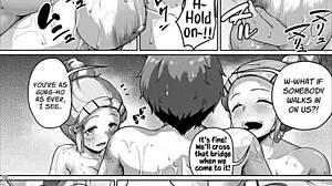 Latina mother and daughter with big boobs care for horny old man