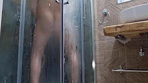 Is This Hot Guy's Steamy Shower Jerk with Moans and Cum the Sexiest Yet?
