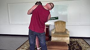 Mature pornstar endures anal hook and harness gag with buttplug humiliation