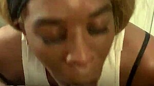 unique sucking big black cock like a whore