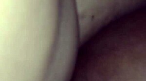 Filling the whore's ass with cum!