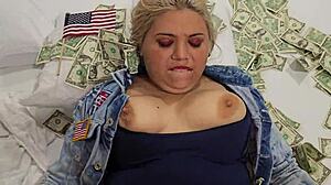 blonde screams punish my pussy and ass for cash