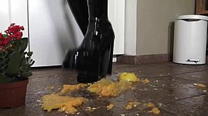 Princess Asmodia Commands Boot Worship in Fierce Femdom Fetish Session