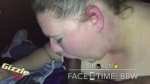 White Bbw Sloppy Blowjob