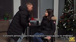 Debt4k: Night Club Director Monica Wet Sells Her Pussy for Cash in Rough POV Sex