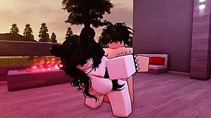 My girlfriend asked me to fuck her mercilessly on Roblox.