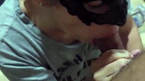 Sailor girl got her face covered in cum after an intense homemade session with husband