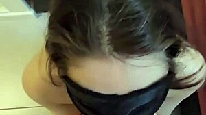 Submissive Blowjob Cum Licking From Feet And Spanking