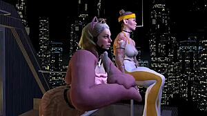 sst - getting some at the triangle club with ebony milf and big cock orgasm