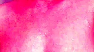 Big Boobs At Shower Bathing Natural Tits