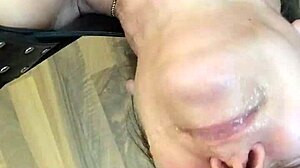 I cum in her mouth while fuck buddy takes her arse - fb1 😏