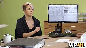 Wow! Lussy Sweet Seduces Agent in Office Fling!