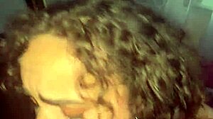 Curly-Haired Nympho Takes Flaxk's Messy Facial
