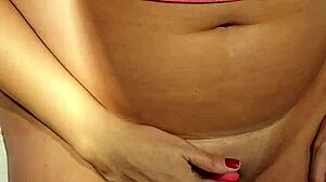 Hey babe, wanna see me fuck my nasty wife with a ring vibrator?