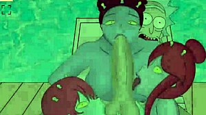 rick's lewd universe unfolds in a wild hentai parody game.