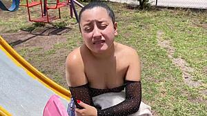 University encounter leads to hot sex.