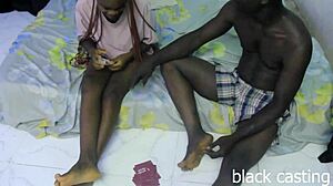 Beautiful girl next door gets cumshot in casting