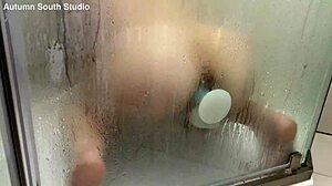 Watch Autumn South use dildo in shower?